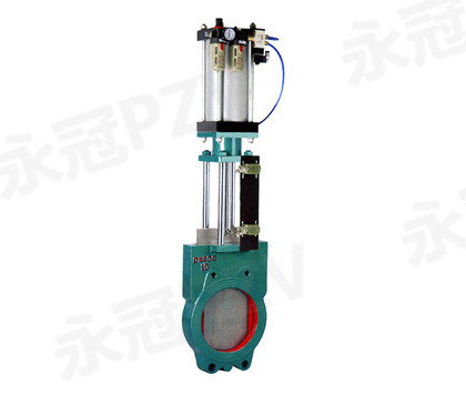 Pneumatic slurry valve