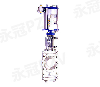 Pneumatic penetrating flapper valve