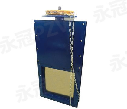 Manual sprocket screw gate