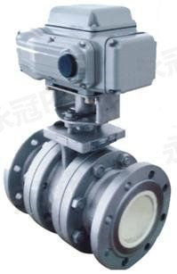 Electric ceramic ball valve