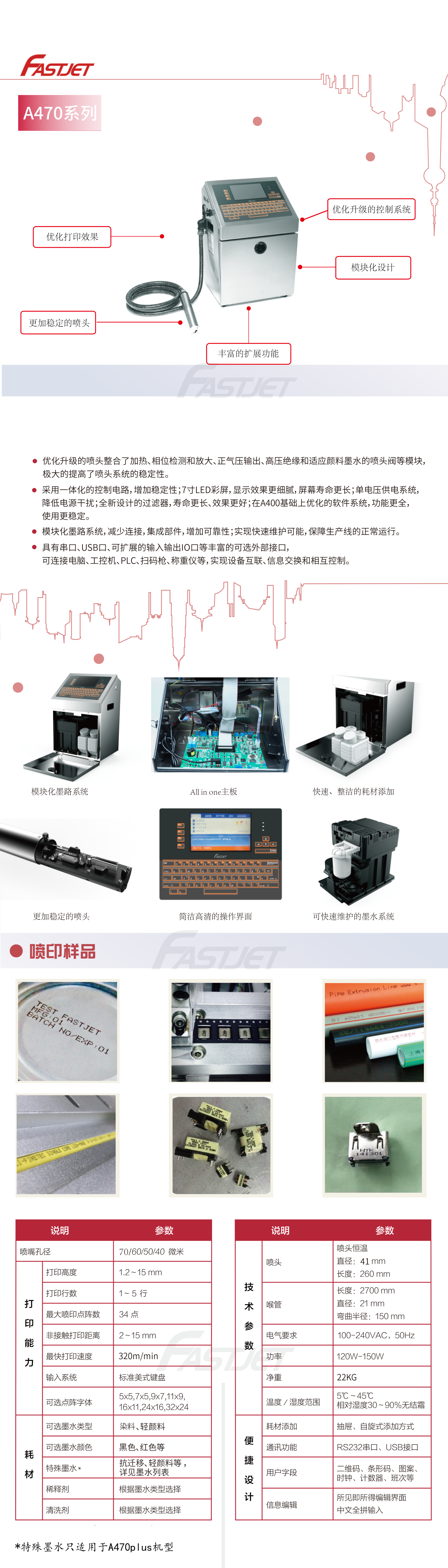德國塞克Fastjet A470小字符噴碼機(jī)(圖1) 德國塞克Fastjet A470小字符噴碼機(jī)(圖1)